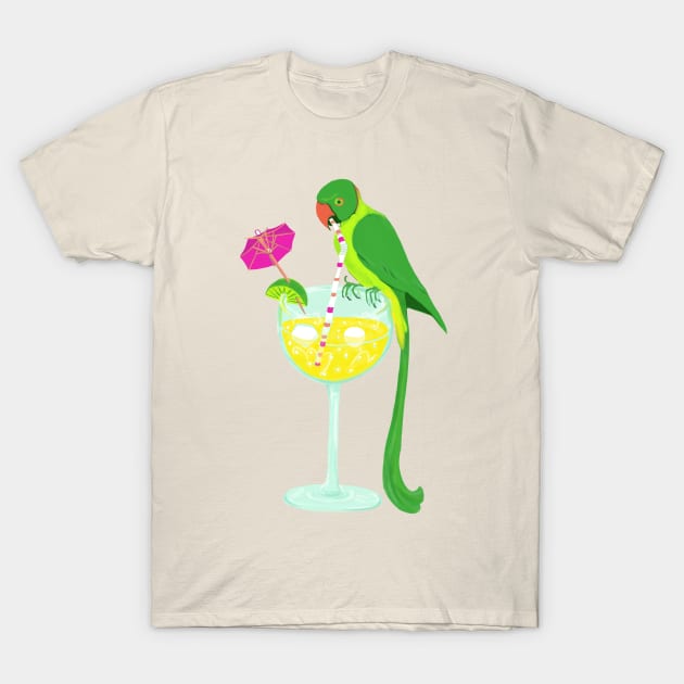 Liquid Sunshine - Parrot T-Shirt by mnutz